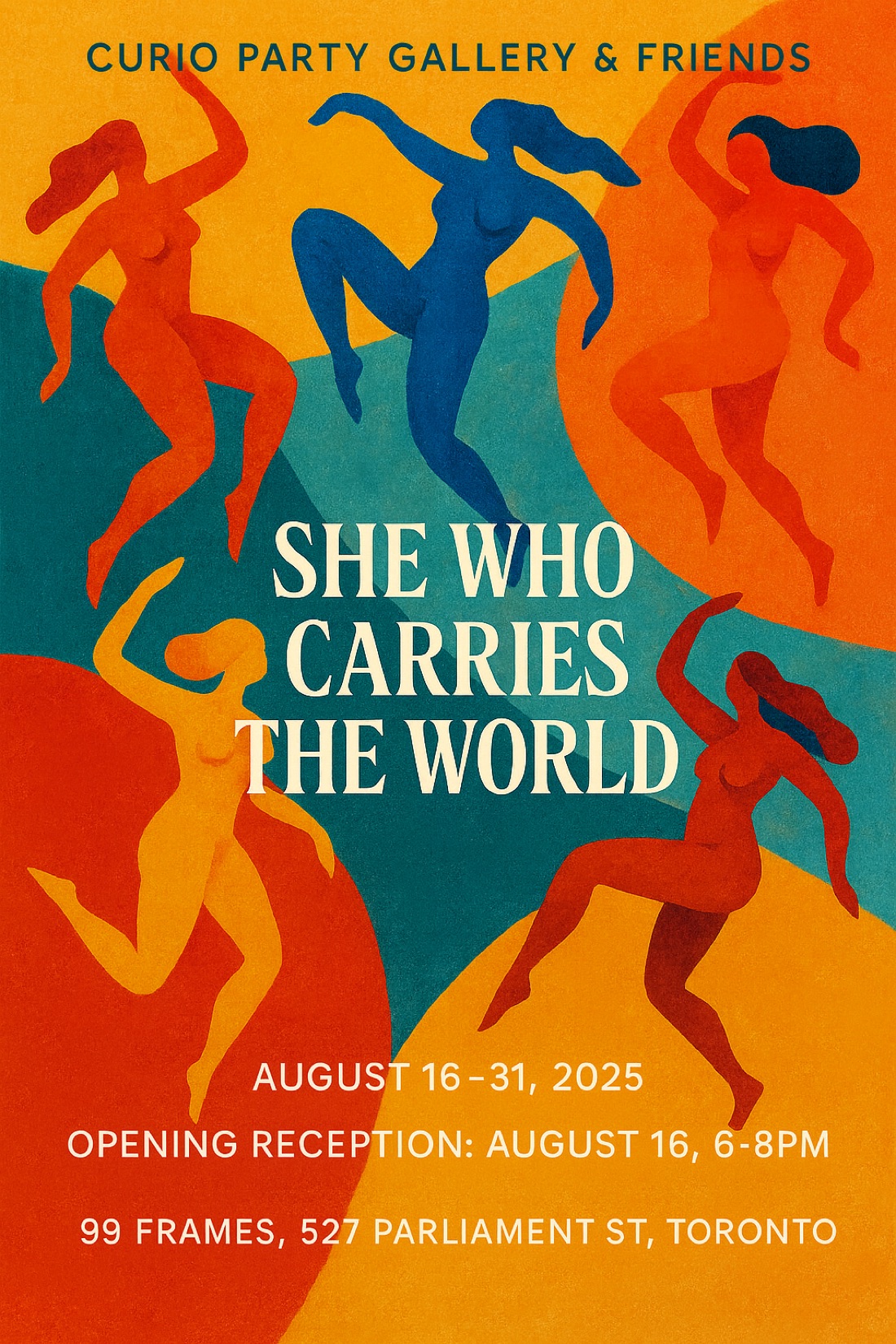 She Who Carries the World exhibition poster